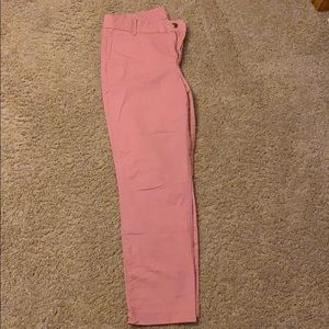 Pink chino pants
